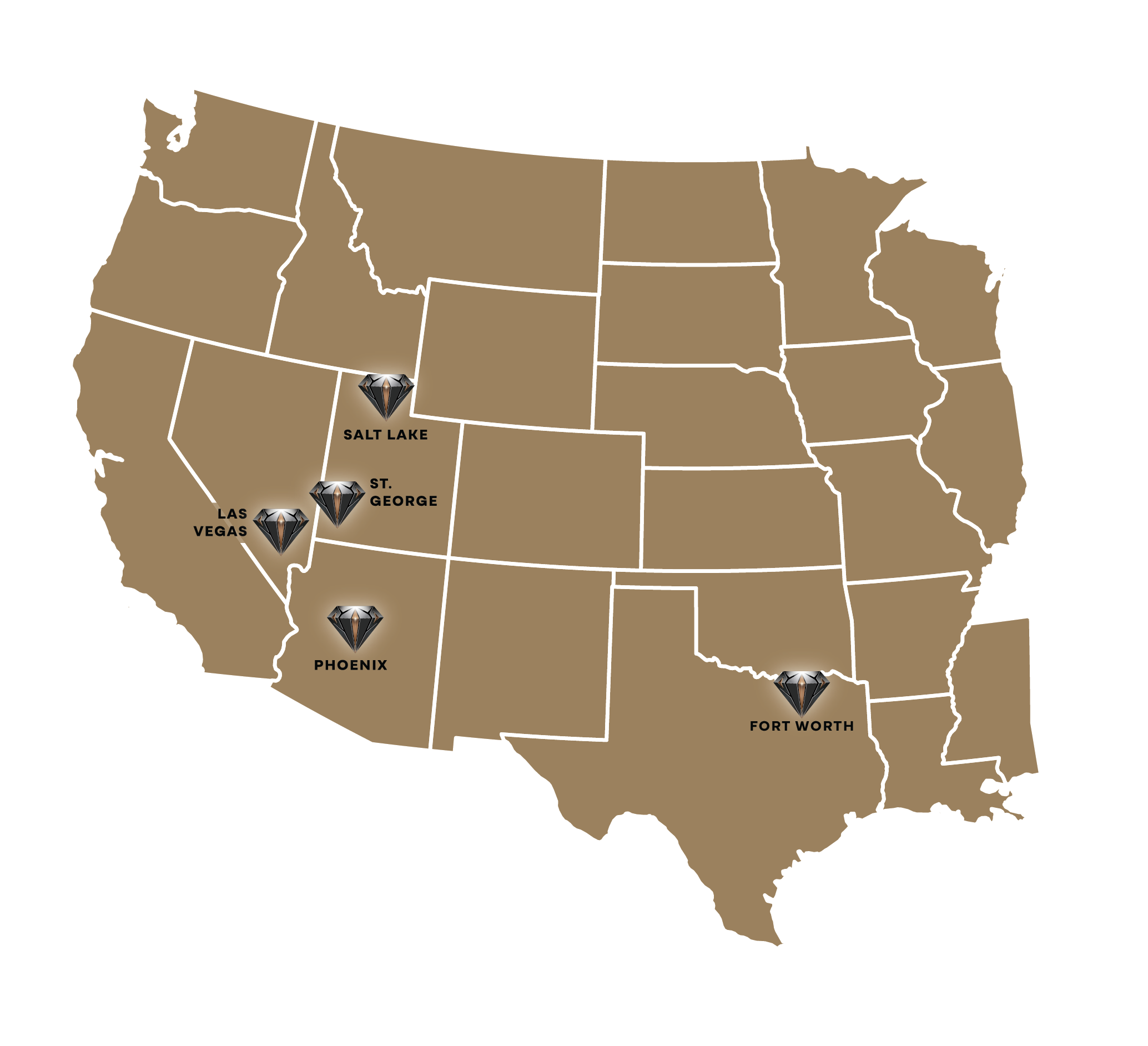 states pins
